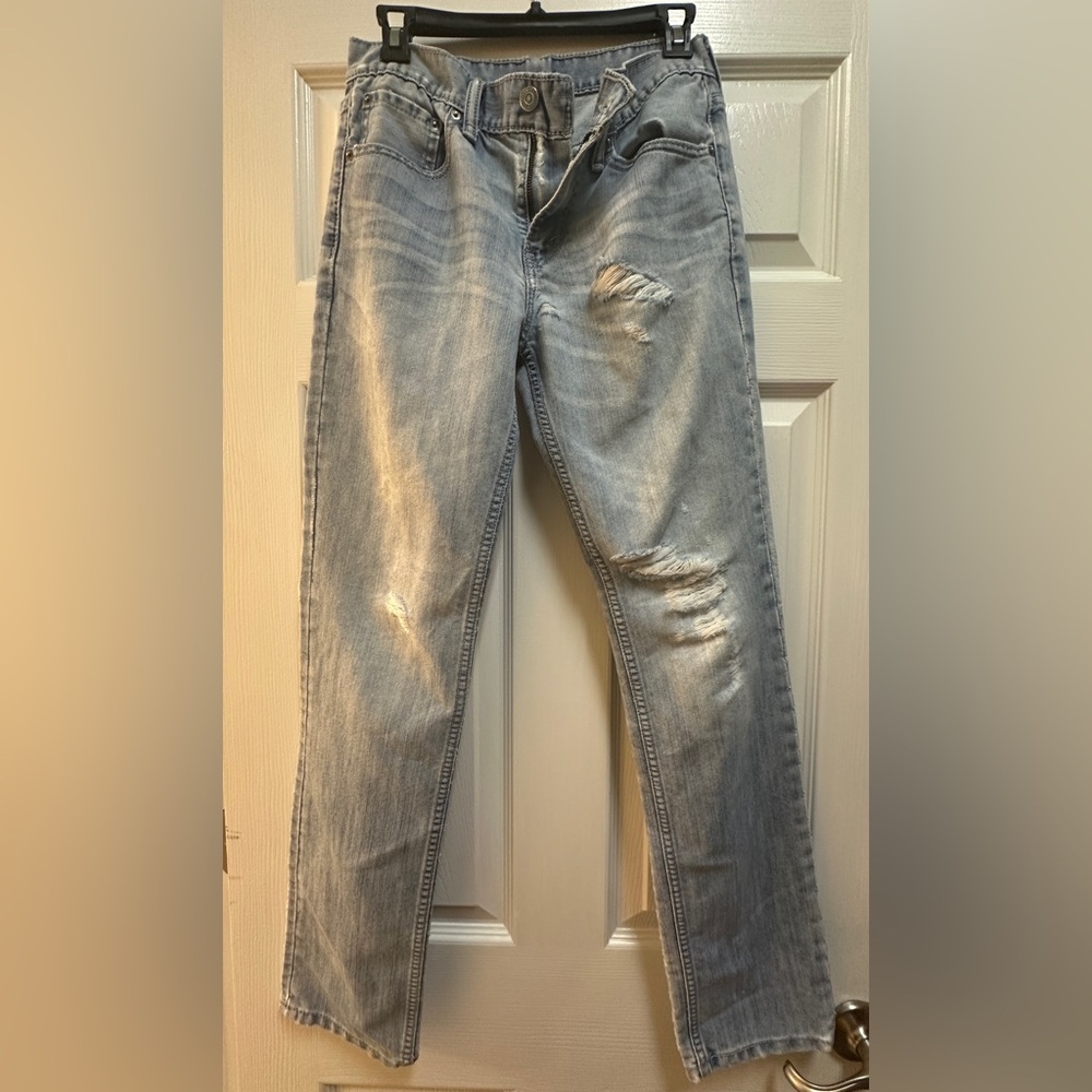 Levi’s Men’s 511 Distressed Blue Jeans 29 X 32